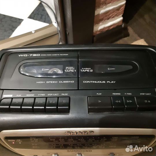 Кассетный магнитофон sharpWQ-730