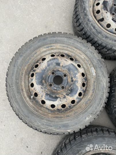 185/55 R15 Nokian Nordman 5 Зима Штампованные R16 pсd:4x100 ет:45 DIA:56.1