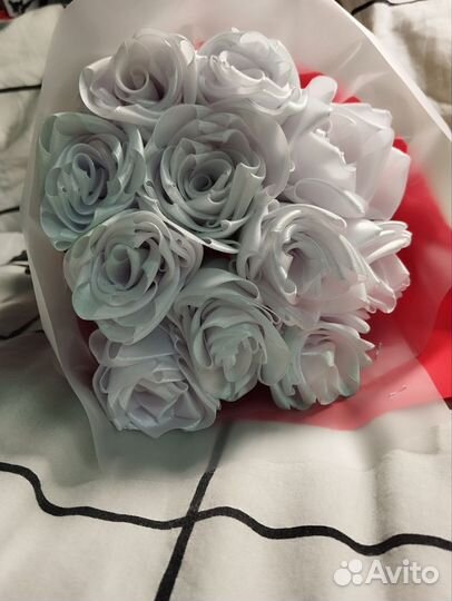 Букет из атласных лент