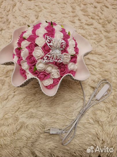 Светильник букет цветов