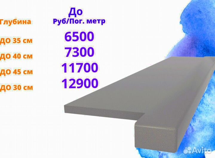 Подоконники и столешницы под камень