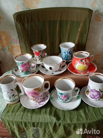 Бокалы-гиганты. Фарфор СССР