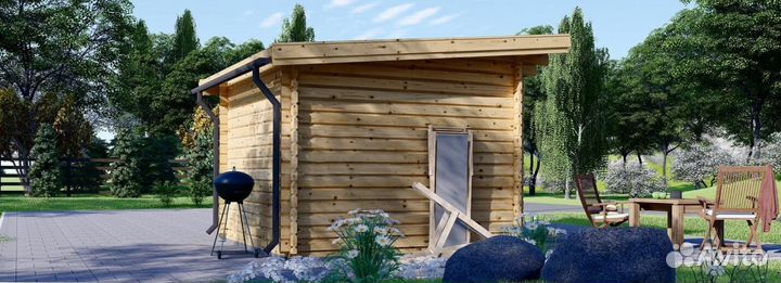 Дом из бруса пегас пк 34 3x3 TP