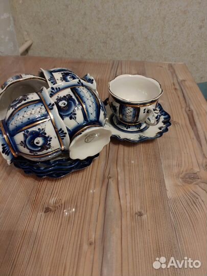 Чайный сервиз гжель