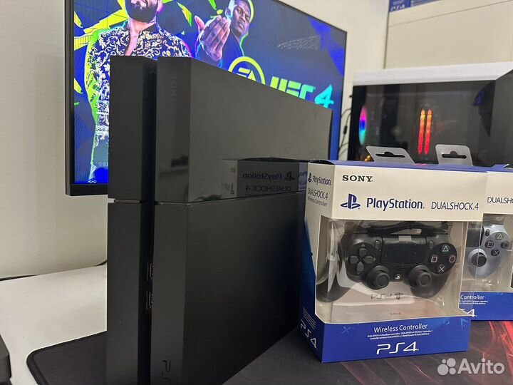Sony PS4 fat 500 GB+ 40 игр