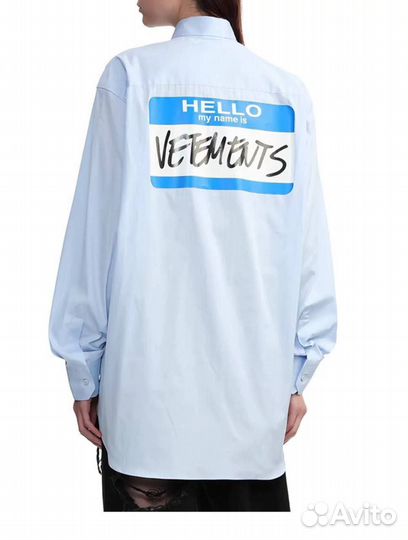 Рубашка женская Vetements