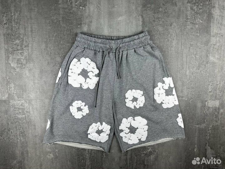 Шорты Denim Tears серые