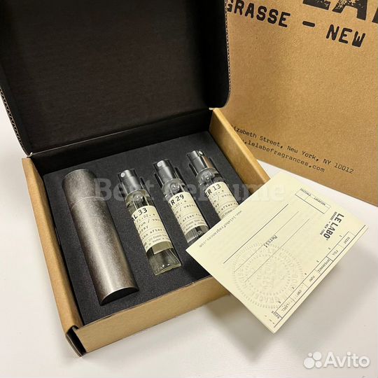 Le Labo Travel Tube Mix 3x10ml Santal 33, The Noir