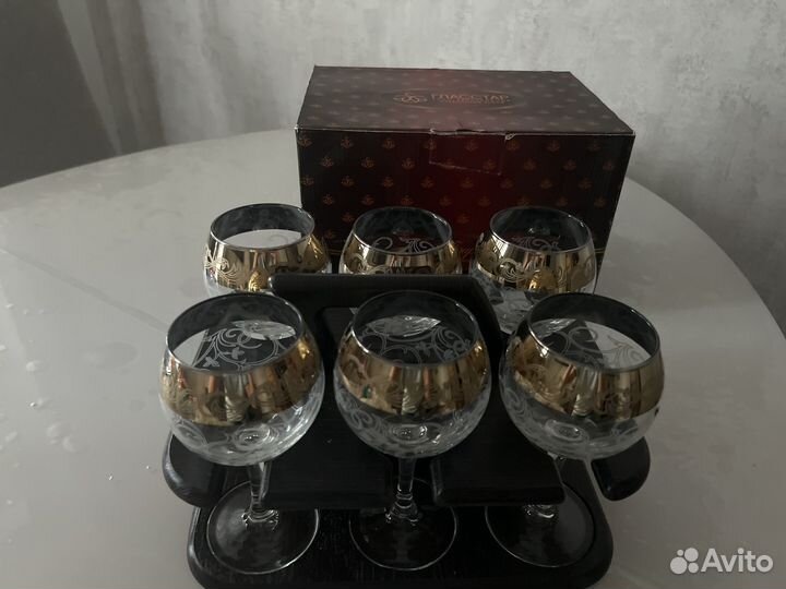 Набор хрустальных фужеров