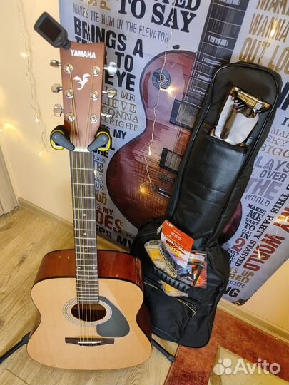 Гитара yamaha f310 акустика новая в чехле