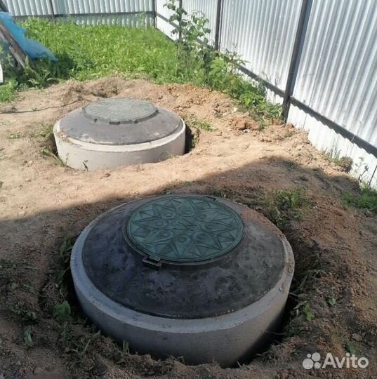 Колодец Септик Траншеи Дренаж