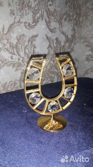 Антиквар подкова с кристаллами