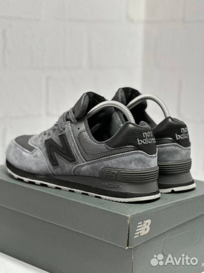 Кроссовки мужские new balance 574 сером цвете