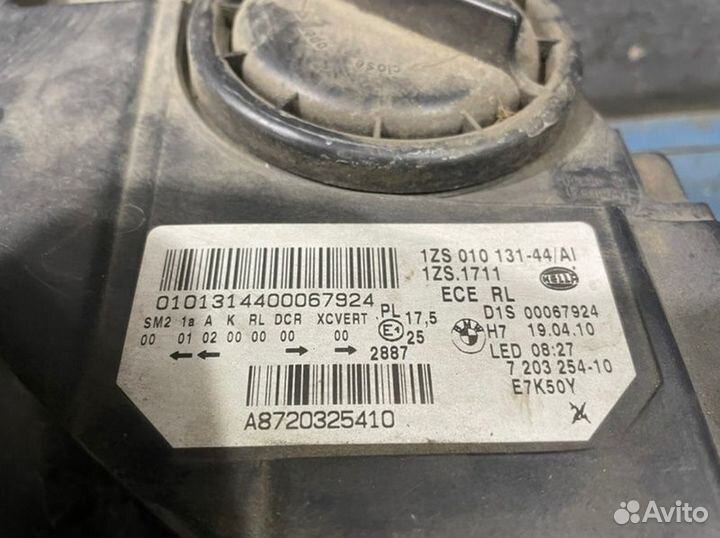 Фара ксенон правая Bmw 5 F10