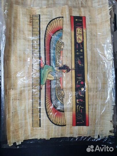 Папирус египетский/ Холст из папируса с рисунком