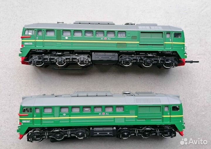 Roco 79795 HO AC Двухсекционный тепловоз 2М62 ржд