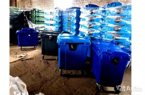 Евро контейнер 1,1 m3 для мусора