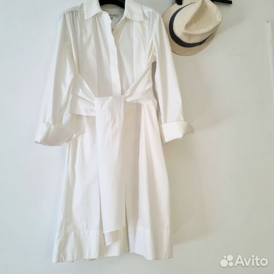 Платье белое хлопок celine оригинал