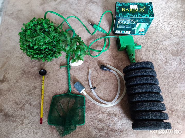 Аксессуары,обогреватель и светильник для аквариума