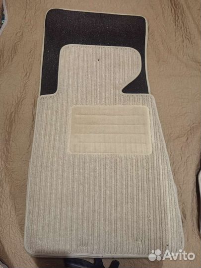 Коврики репсовые бежевые BMW E34