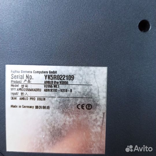 Ноутбук на разбор