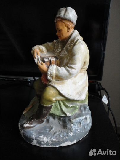 Статуэтка Тёркин. Кунгур артель. СССР 50-гг