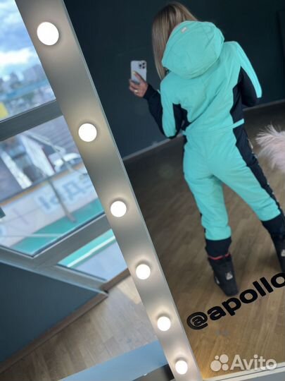 Комбинезон женский зеленый