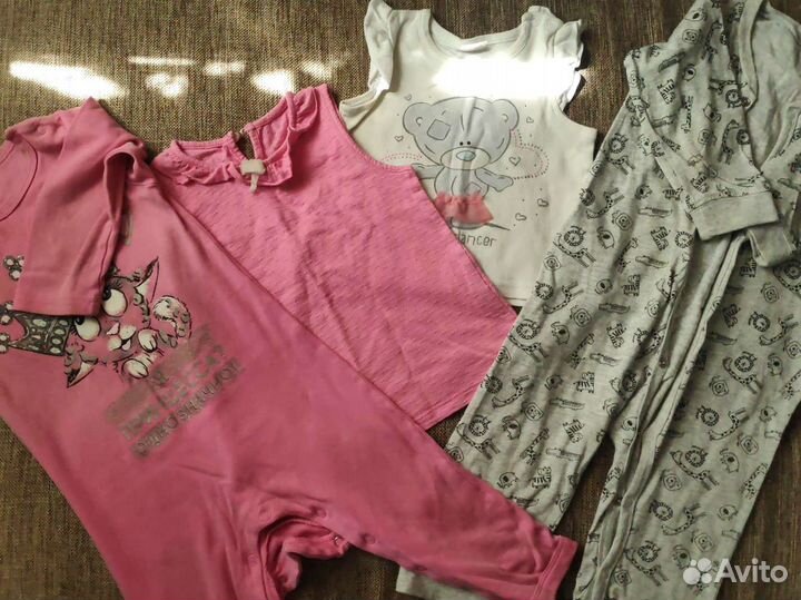 Вещи пакетом на девочку 80-86