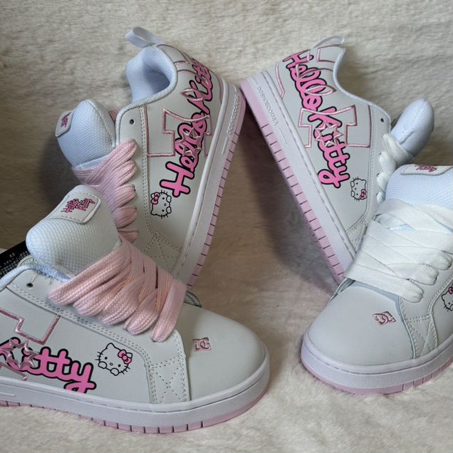 Dc shoes graffik розовые Hello Kitty 36,37,38,39