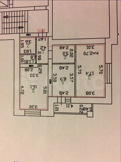 2-к. квартира, 57 м², 7/10 эт.