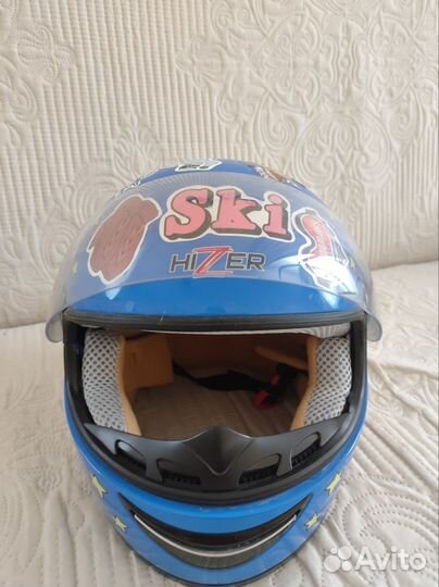 Детский мото шлем