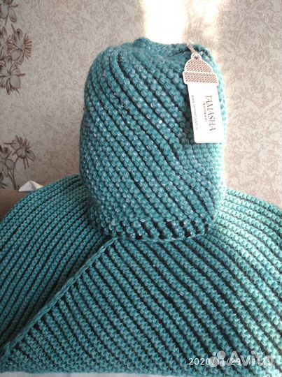 Комплект- шапка и снуд