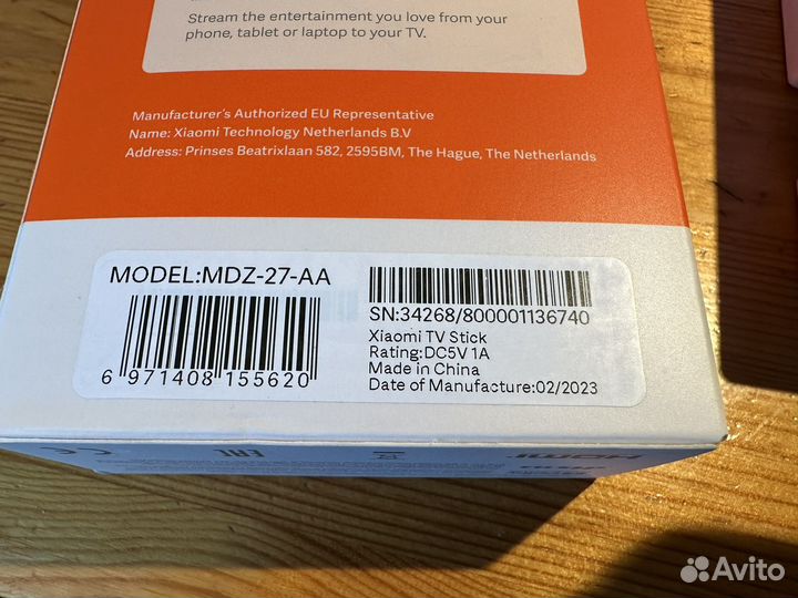 Xiaomi TV Stick 4K mdz-27-aa Android TV