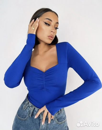 Новая кофта с декольте (S-M)