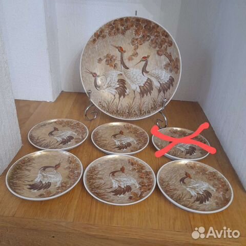 Коллекционные тарелка и розетки от Кайзер