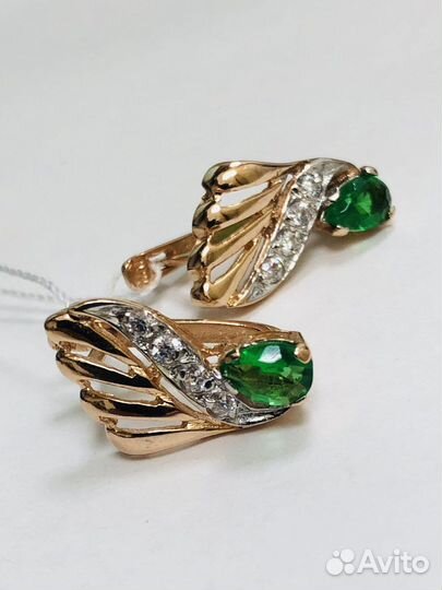 Золотые серьги