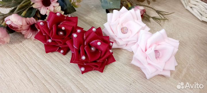 Банты,Ободки,Заколки и Повязки ручной работы