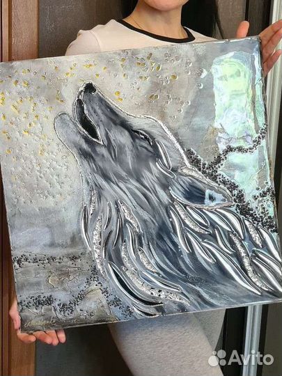 Лунный волк картина