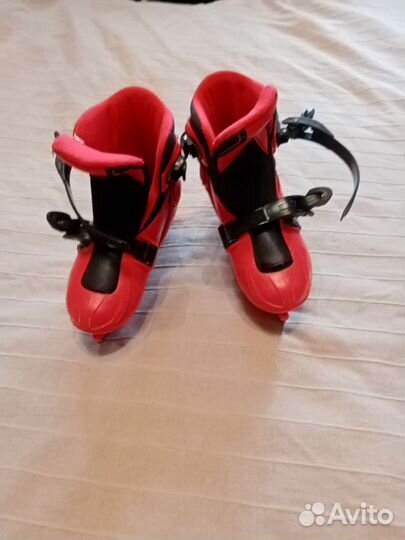 Коньки детские раздвижные размер 31-33