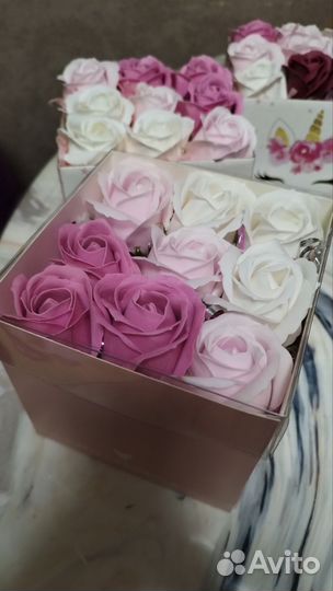 Мамочке букет из мыльных роз