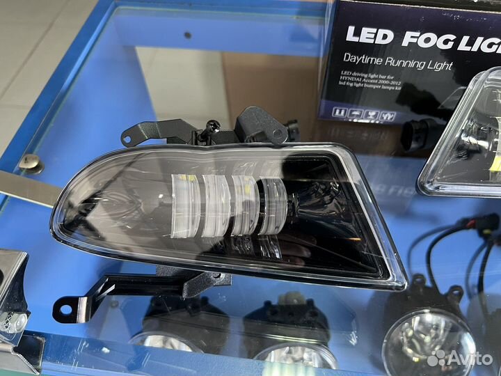 Противотуманки на Хёндай Акцент