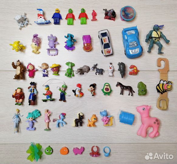 Игрушки мини-лента, киндеры, миксики. Обмен