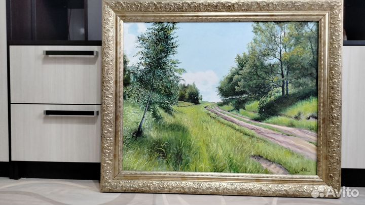 Картина маслом на холсте пейзаж