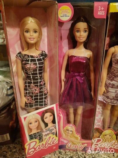 Куклы новые Барби, костюм фигуристки