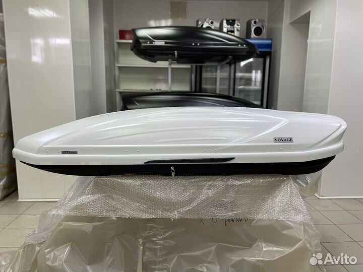 Автобокс Voyage X 500л 218см цвет Белый матовый