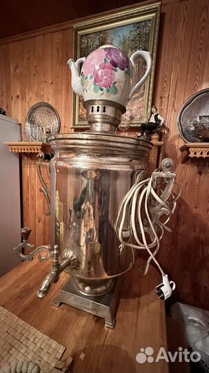 Самовар электрический трактирный 45 литров