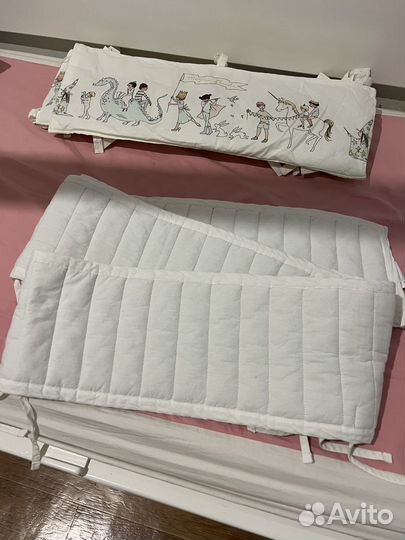 Бортики в кроватку не стандарные, бортики икеа