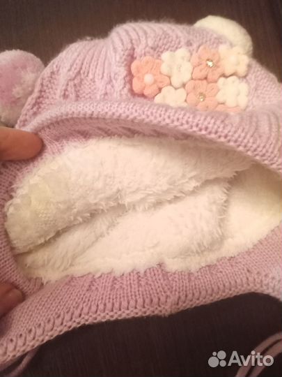 Шапка зимняя для девочки