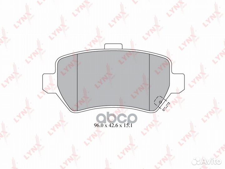 Колодки тормозные задние подходит для Opel Astr