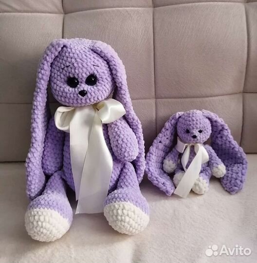 Плюшевые заяцы ручной работы